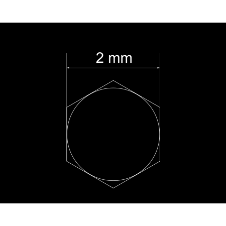 Imitacje śrub 2 mm – 120 szt.